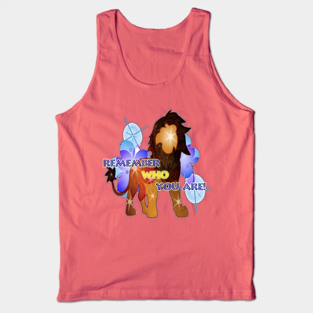 King Lion Tank Top by laurelsart2014